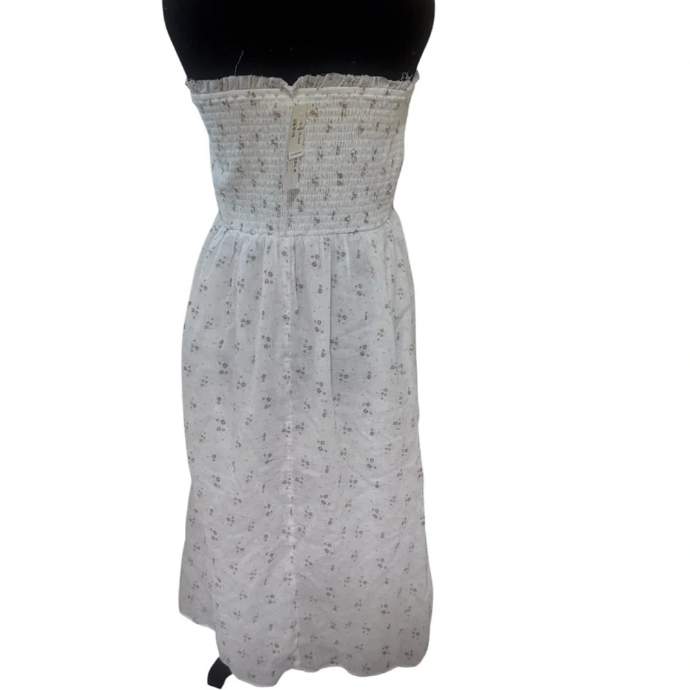 Aeropostale Strapless White Floral Dress - Picture 3 of 6